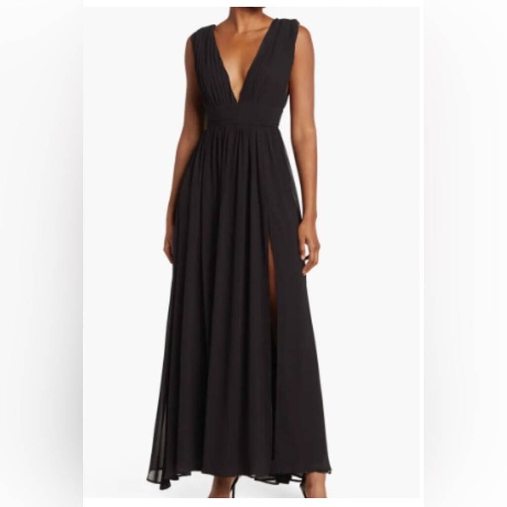 Love By Design Black Maxi Dress medium NWT